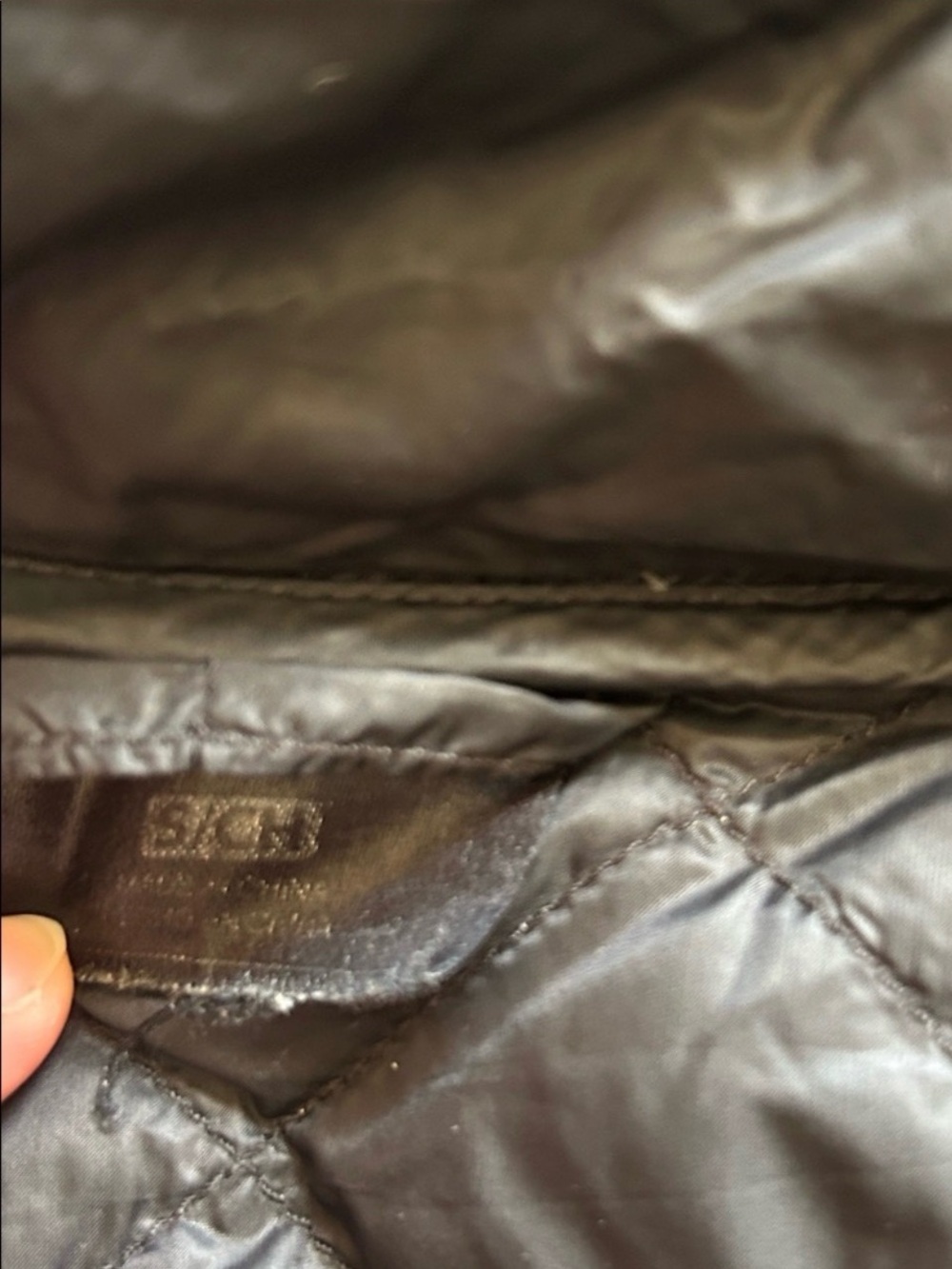 Nordstrom 32 Degrees Women’s Black Hooded Lightweight Down Puffer Jacket S - Picture 6 of 7